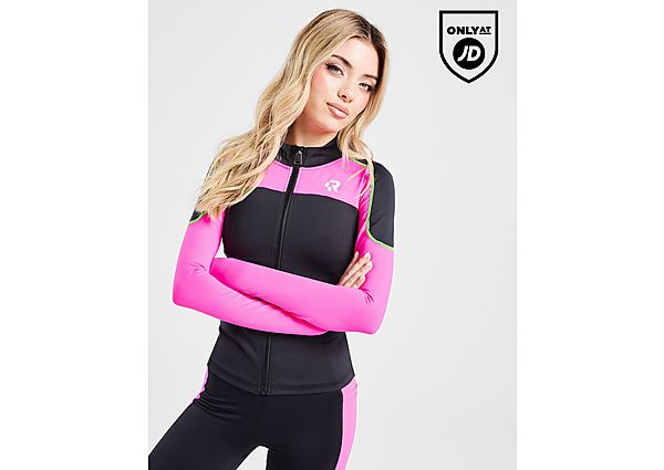 Red Run Activewear Twin Flame Full Zip Tech Top
