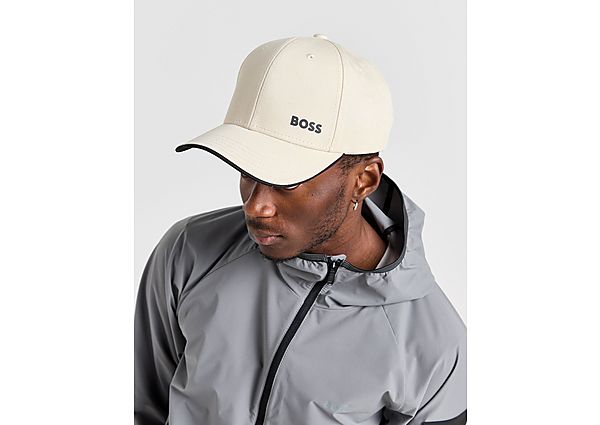 BOSS Bold Logo Cap White