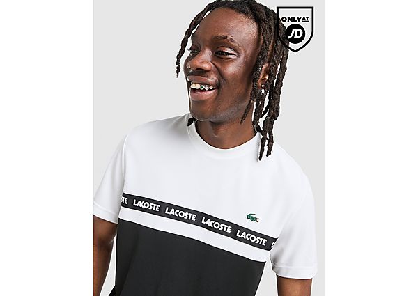 Lacoste Croc Colour Block Tape T-Shirt
