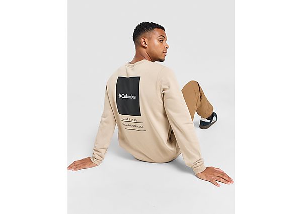 Columbia Graphics Crew Sweatshirt Brown