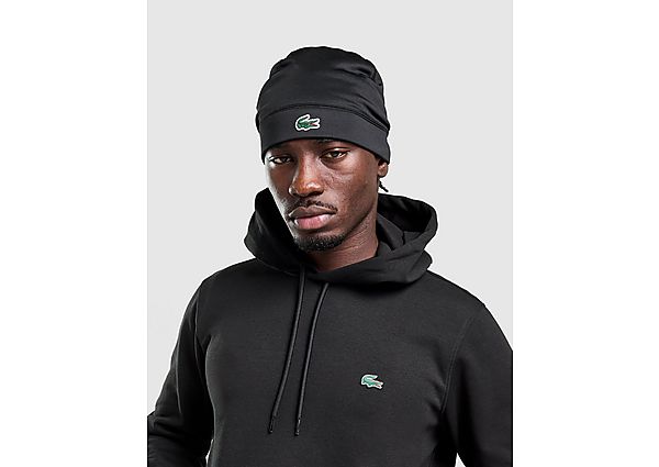 Lacoste Reflective Crocodile Beanie Hat