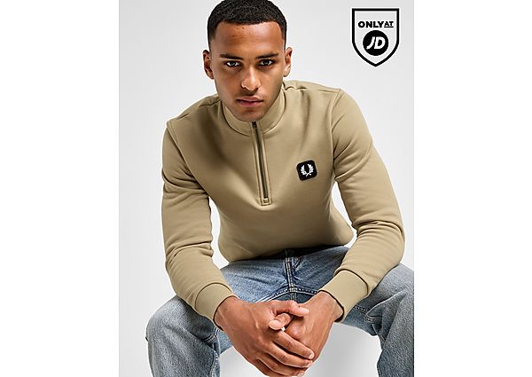 Fred Perry Badge 1/2 Zip Sweatshirt