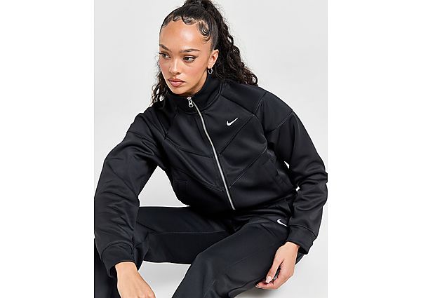 Nike Poly Knit Full Zip Jacket Black