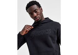 Asics Logo Hoodie Black