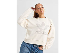 Adidas Originals Snake Infill Crew Sweatshirt White