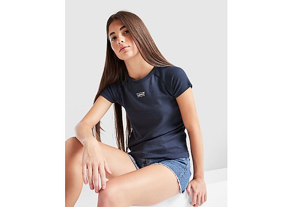 LEVI\'S Girls\' Ribbed Small Logo T-Shirt Junior