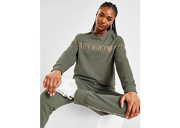 EA7 Emporio Armani Oversized Logo Crew Sweatshirt