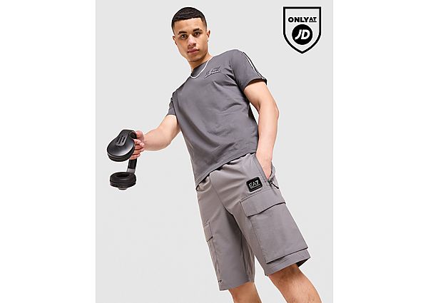 EA7 Emporio Armani Badge Woven Cargo Shorts