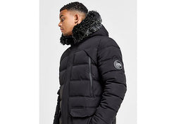 Supply & Demand Moretay Longline Parka Jacket Black