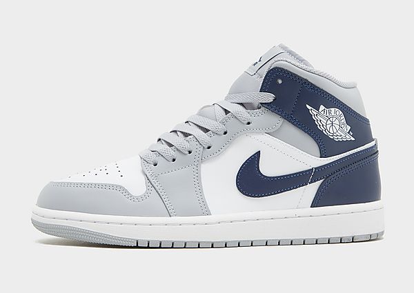 Jordan Air 1 Mid White/Wolf Grey/Midnight Navy