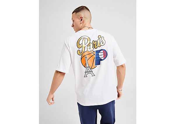 New Era NBA Indiana Pacers Paris Games 2025 TShirt White