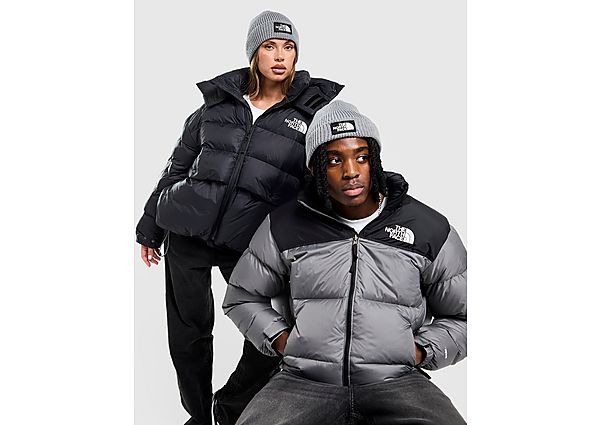The North Face Logo Box Cuffed Beanie Hat