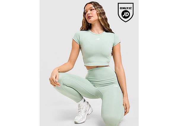 New Balance Logo Crop T-Shirt