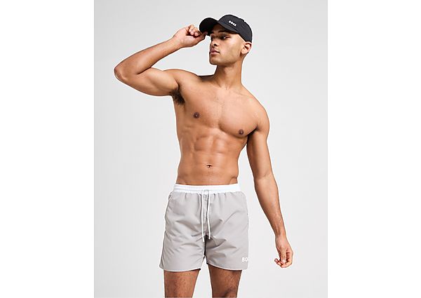 BOSS Starfish Swim Shorts Grey