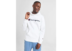 Champion Large Logo Overhead Hoodie White