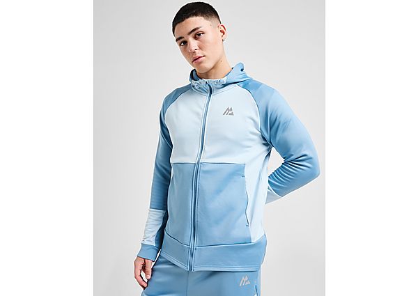 MONTIREX Flex Grid Full Zip Hoodie Blue