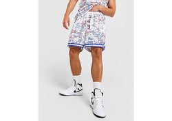 Nike All Over Print Basketball Shorts White