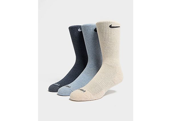 Nike 3Pack Crew Everyday Plus Socks Multi Coloured