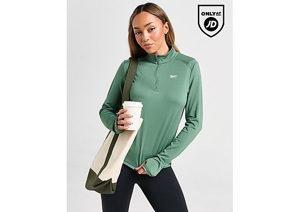 Reebok Core 14 Zip Top Green