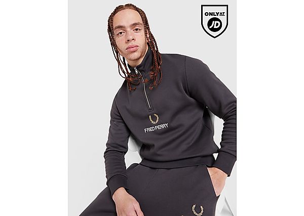 Fred Perry Original Stack 1/2 Zip Sweatshirt