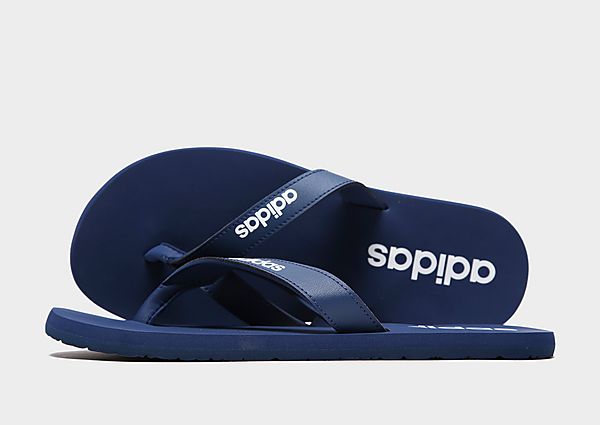 adidas Eezay Flip Flops Tech Indigo Cloud White