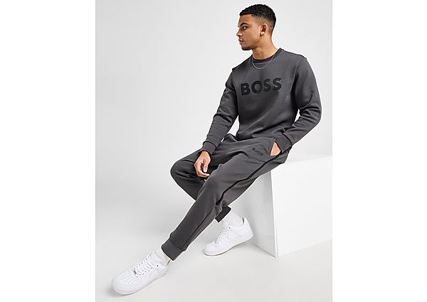 BOSS Hadiko Split Joggers Grey