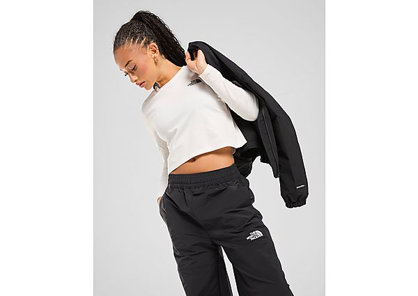 The North Face Simple Dome Long Sleeve Crop Top Cream