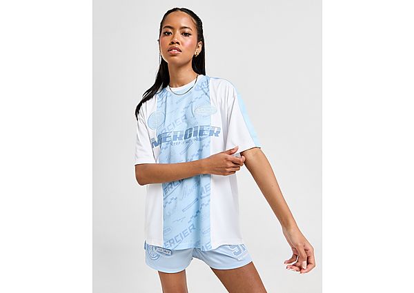 MERCIER Score Boyfriend T-Shirt Blue