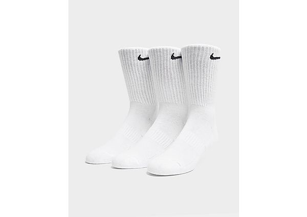 Nike Nike Everyday Cushioned Training Crew Socks (3 Pairs) White