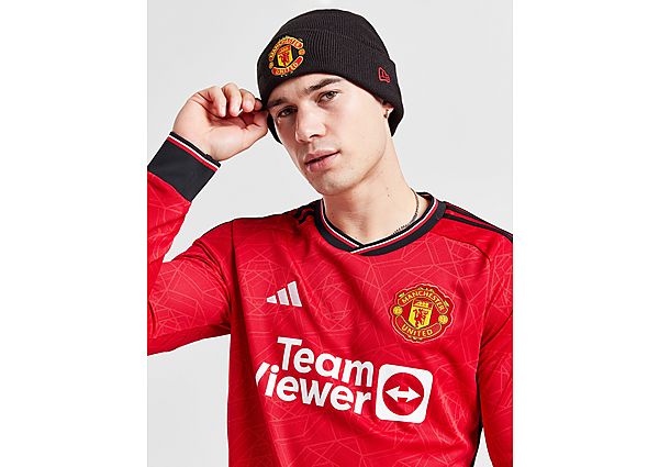 New Era Manchester United Knit Beanie Hat Black