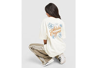 adidas Originals Floral Stitch Boyfriend T-Shirt white