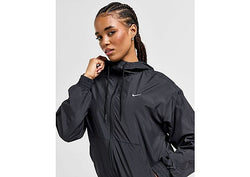 Nike Essential Woven Full Zip Hooded Jacket Black/White