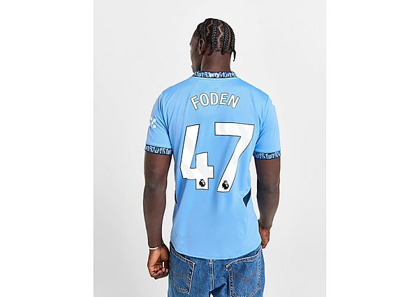 PUMA Manchester City FC 202425 Foden #47 Home Shirt Blue