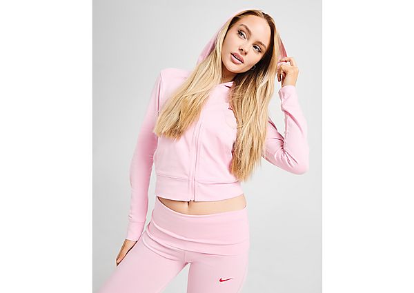 Nike Essential Full Zip Hoodie Pink