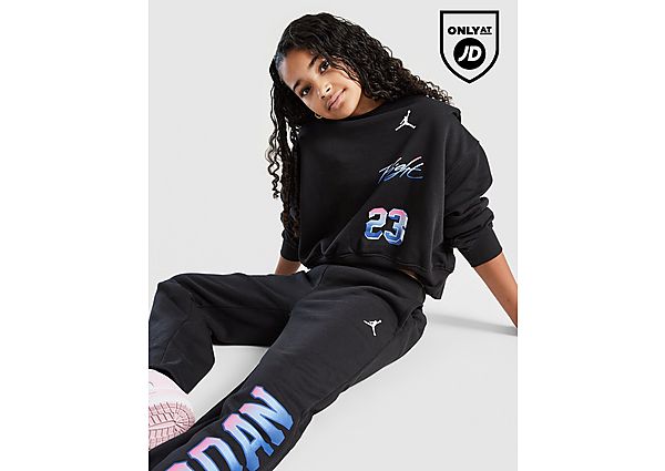 Jordan Girls\' Fade Back Hit Crew Sweatshirt Junior