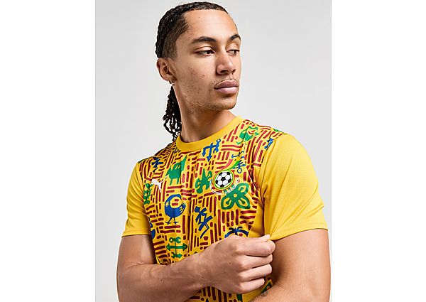 Puma Ghana Pre Match Shirt Yellow