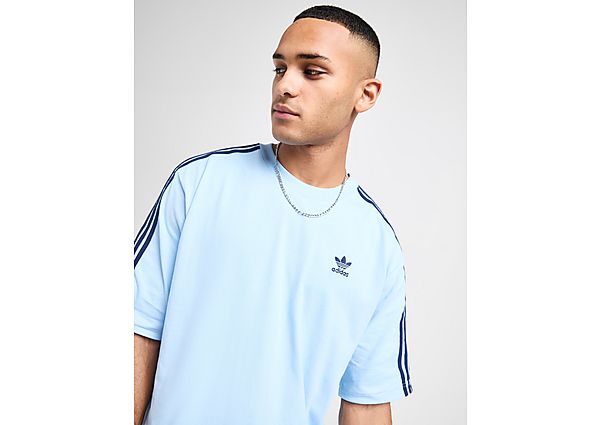 adidas Originals Oversized 3Stripes TShirt Blue