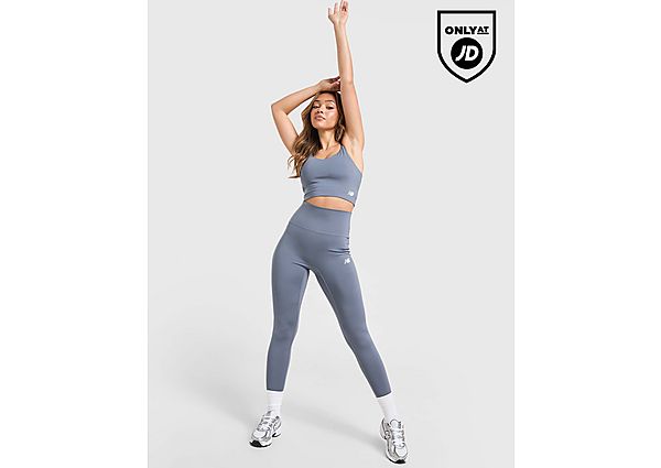 New Balance Essential Logo Leggings Blue