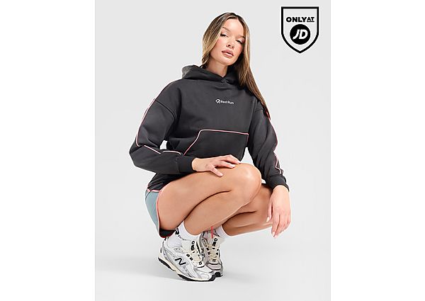 Run Activewear Outer Space Binding Hoodie - Dark , Dark