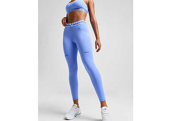 Nike Pro Graphic Tights Royal Pulse Glacier Blue Hyper Royal White