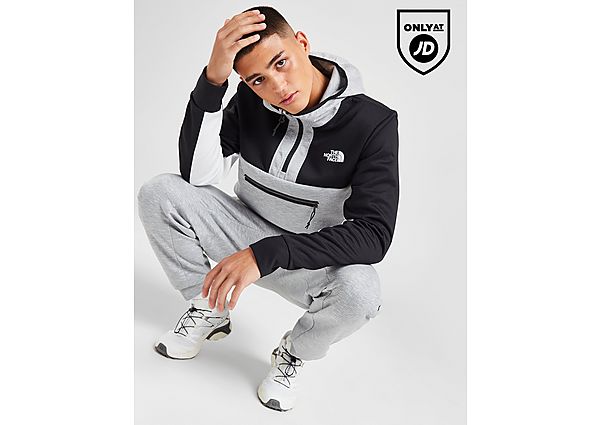 The North Face Tek 14 Zip Hoodie Grey