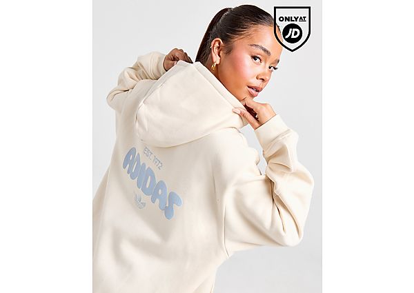 adidas Originals Bubble Graphic Hoodie Cream