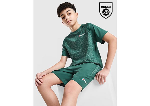 Berghaus All Over Print Grid Shorts V2 Junior