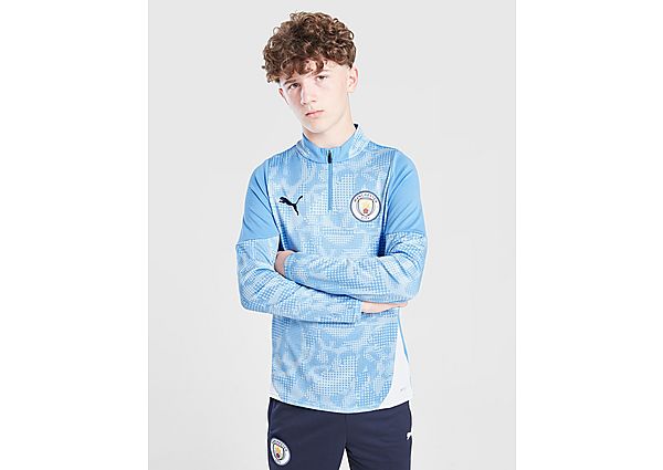 PUMA Manchester City FC 1/4 Zip Training Top Junior