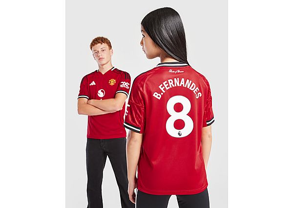 adidas Manchester United FC 25/26 Fernandes Home Shirt JR