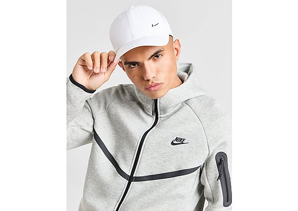 Nike Club Structured Metal Swoosh Cap White