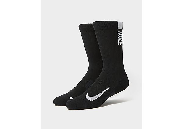 Nike 2Pack Running Crew Socks BlackWhite