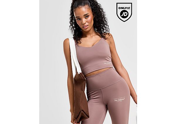 New Balance Script Bralette Brown