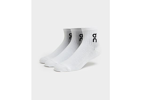On Running 3-Pack Mid Socks black