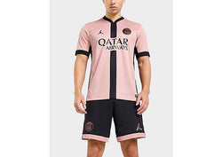 Jordan Paris Saint Germain 2024/25 Third Shorts Black Rust Pink Rust Pink